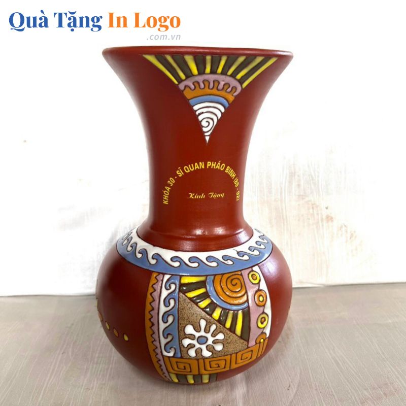 Lọ Hoa Gốm Sứ Quà Tặng In Logo - Ảnh 43