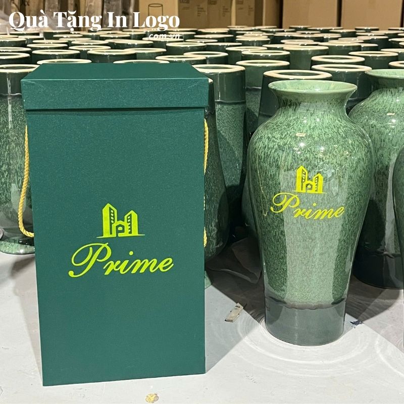 Lọ Hoa Gốm Sứ Quà Tặng In Logo - Ảnh 21