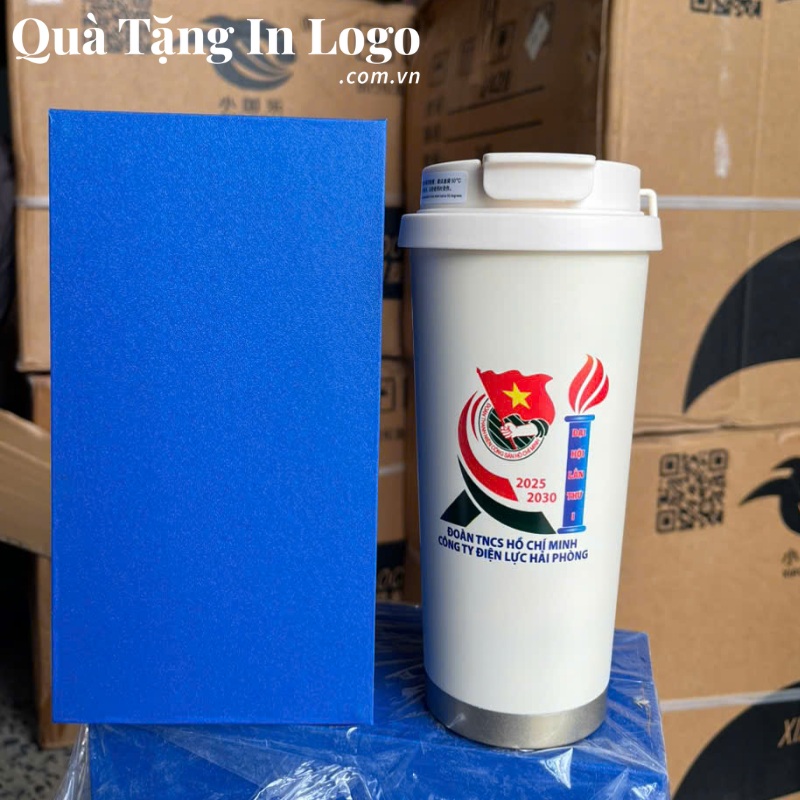 Ly Giữ Nhiệt Quà Tặng In Logo Doanh Nghiệp - Ảnh 6