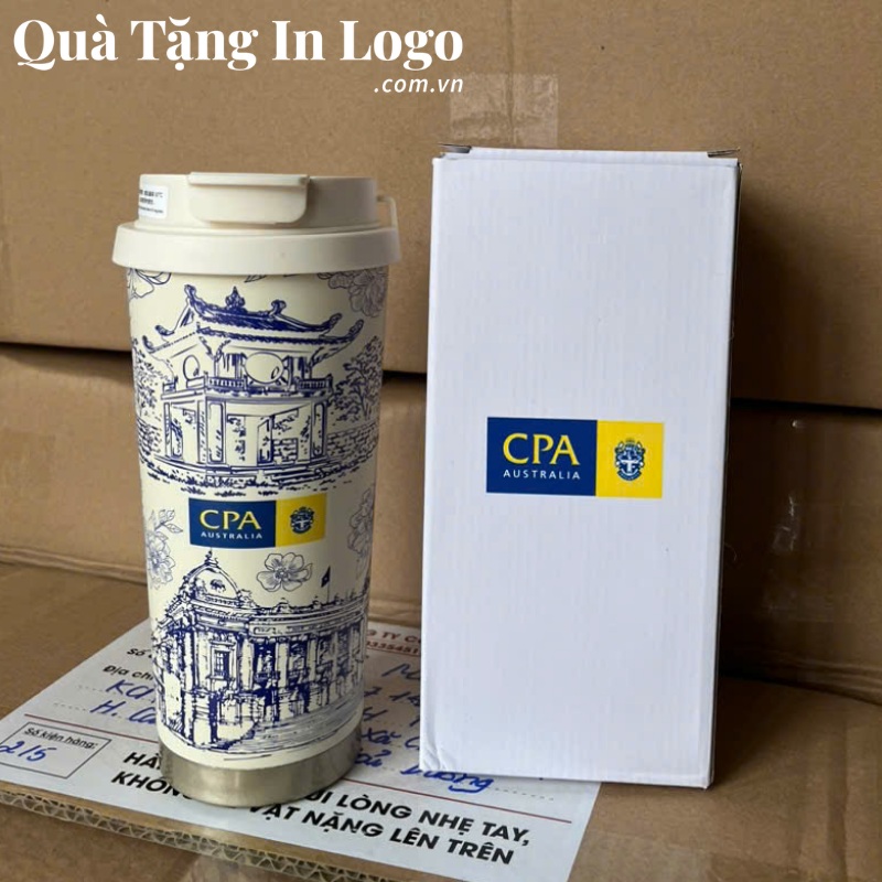 Ly Giữ Nhiệt Quà Tặng In Logo Doanh Nghiệp - Ảnh 2