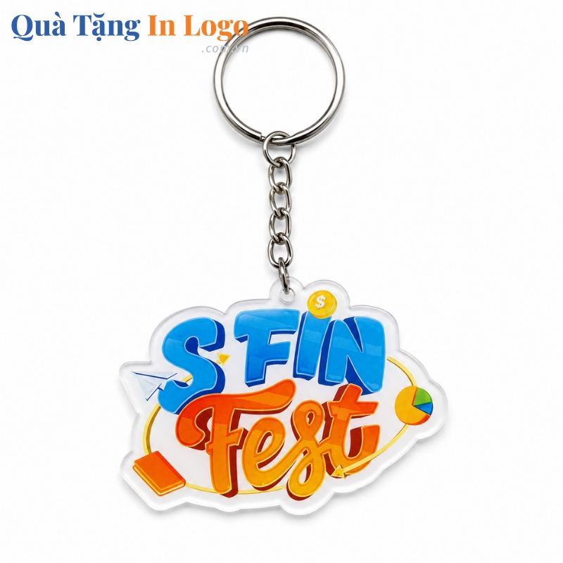 Móc Khóa Quà Tặng In Logo - Ảnh 2
