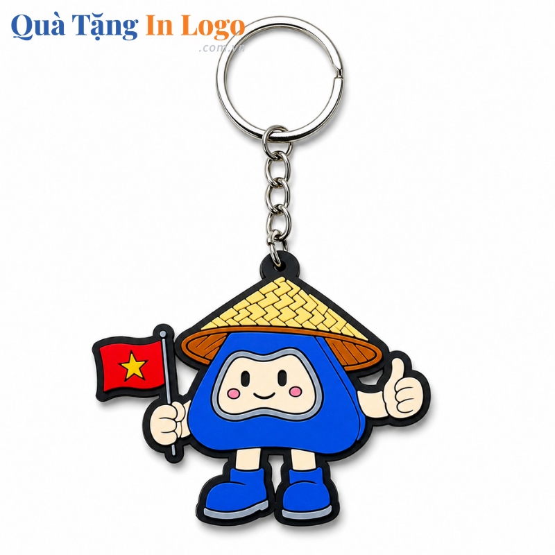 Móc Khóa Quà Tặng In Logo - Ảnh 4