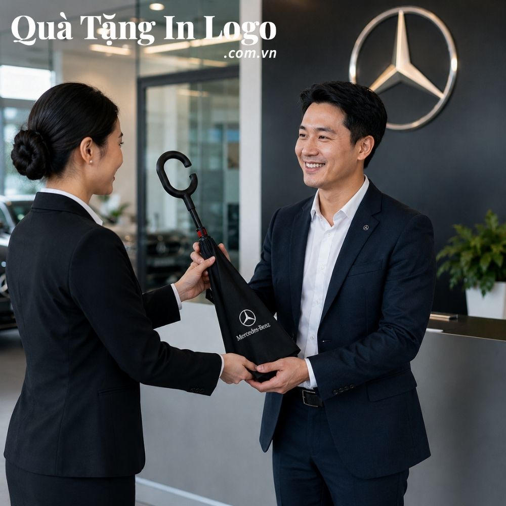 Ô dù quà tặng in logo