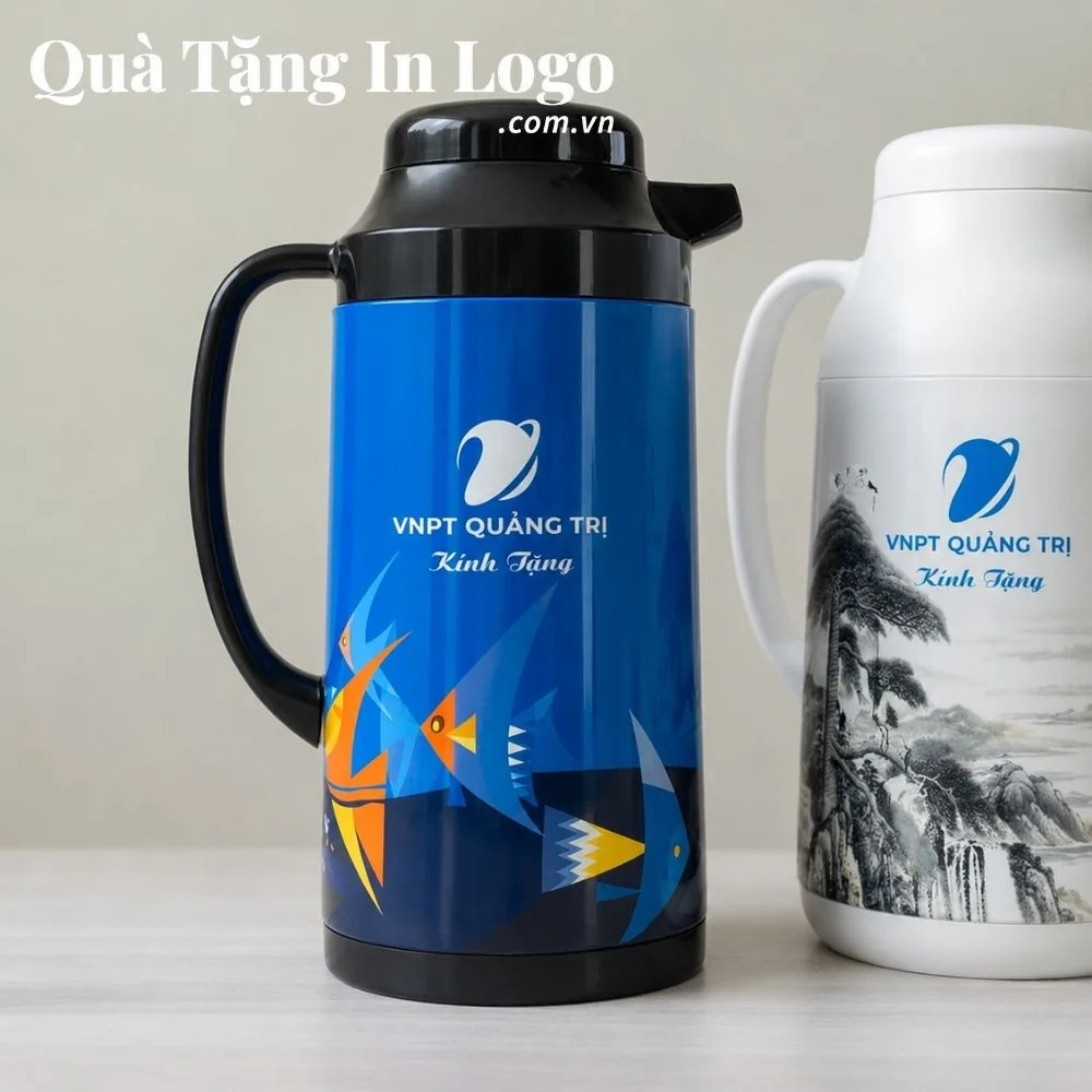 Phích nước giữ nhiệt in logo quà tặng
