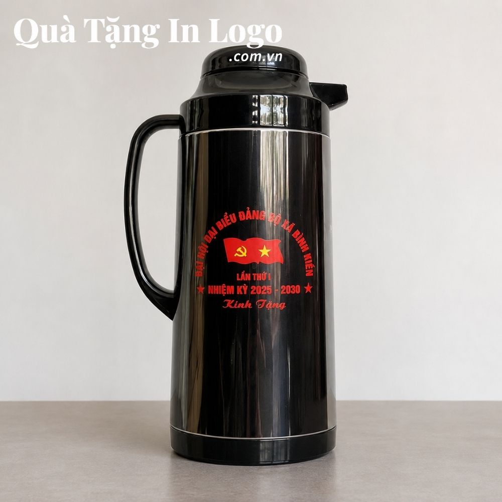 Phích nước giữ nhiệt in logo quà tặng
