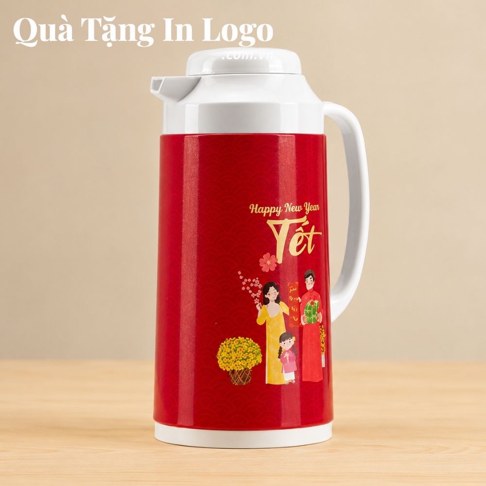 Phích nước giữ nhiệt in logo quà tặng