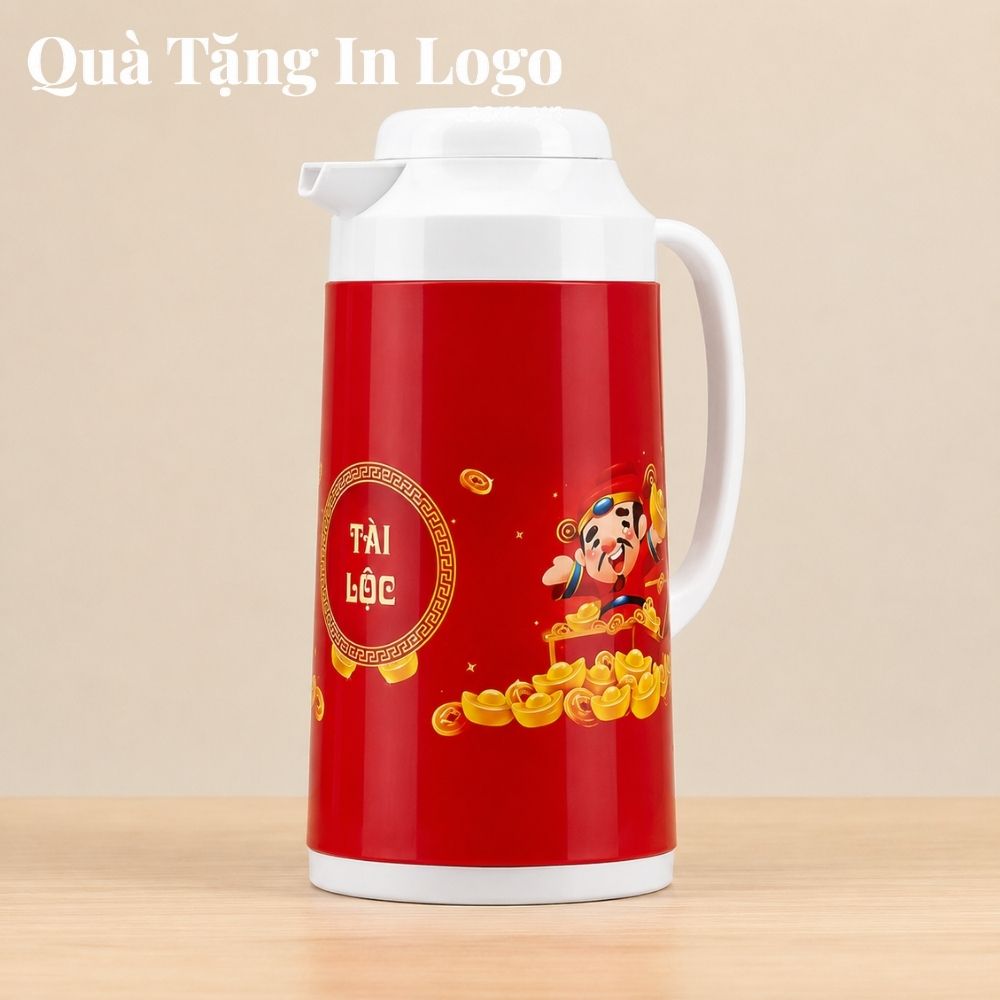 Phích nước giữ nhiệt in logo quà tặng