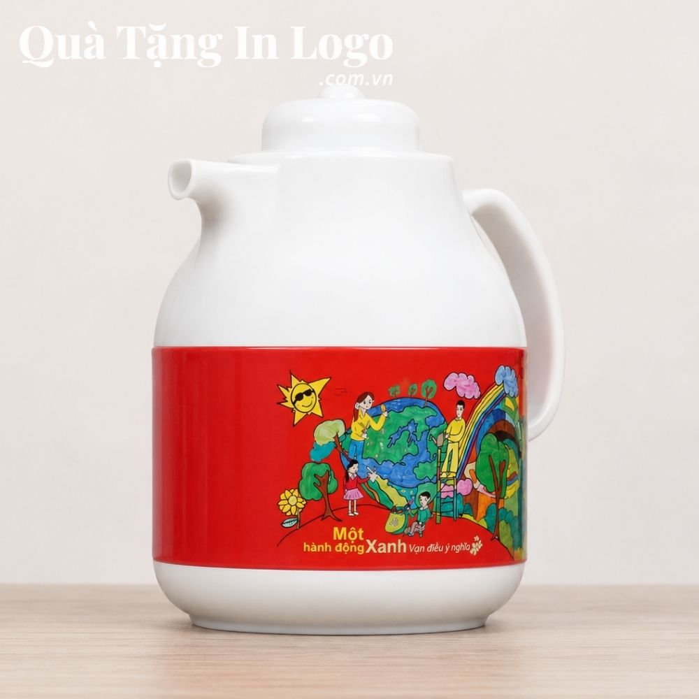 Phích nước giữ nhiệt in logo quà tặng