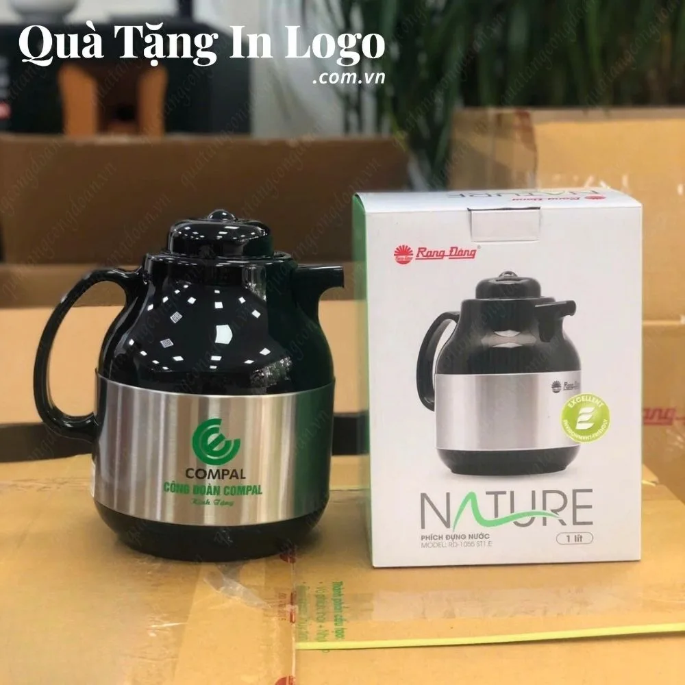 Phích giữ nhiệt in logo quà tặng
