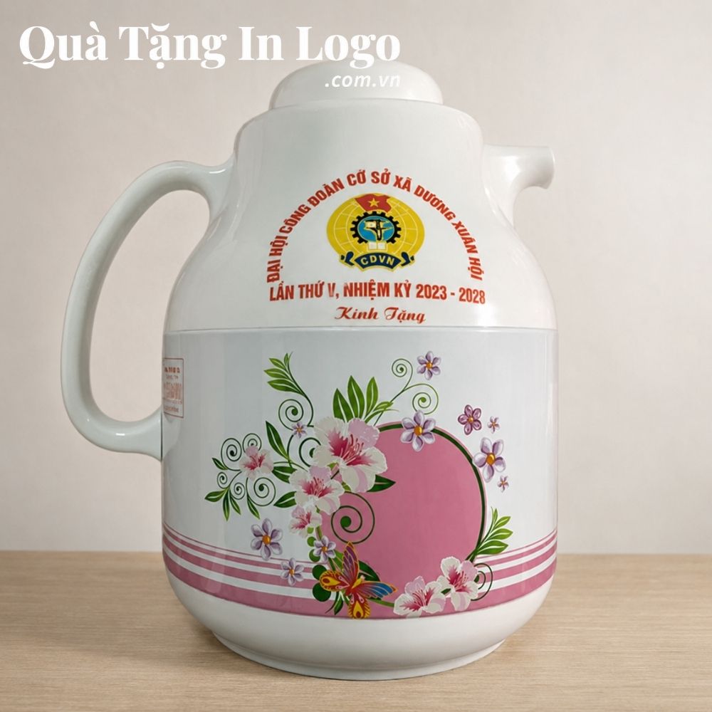 Phích giữ nhiệt in logo quà tặng