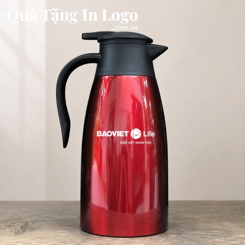 Phích nước giữ nhiệt in logo quà tặng