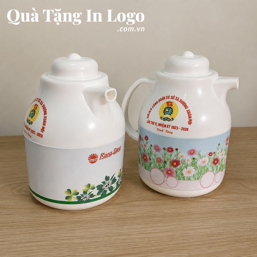 Phích nước giữ nhiệt in logo quà tặng