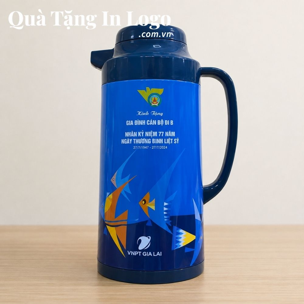 Phích giữ nhiệt in logo quà tặng