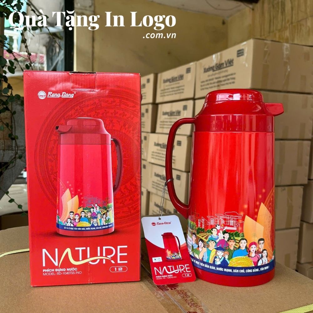 Phích giữ nhiệt in logo quà tặng