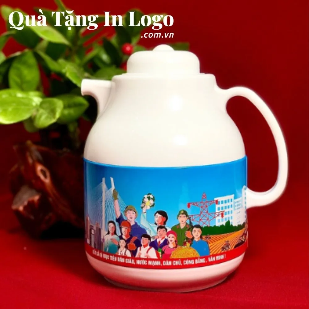 Phích nước giữ nhiệt in logo quà tặng