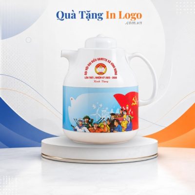 Phích giữ nhiệt quà tặng in logo