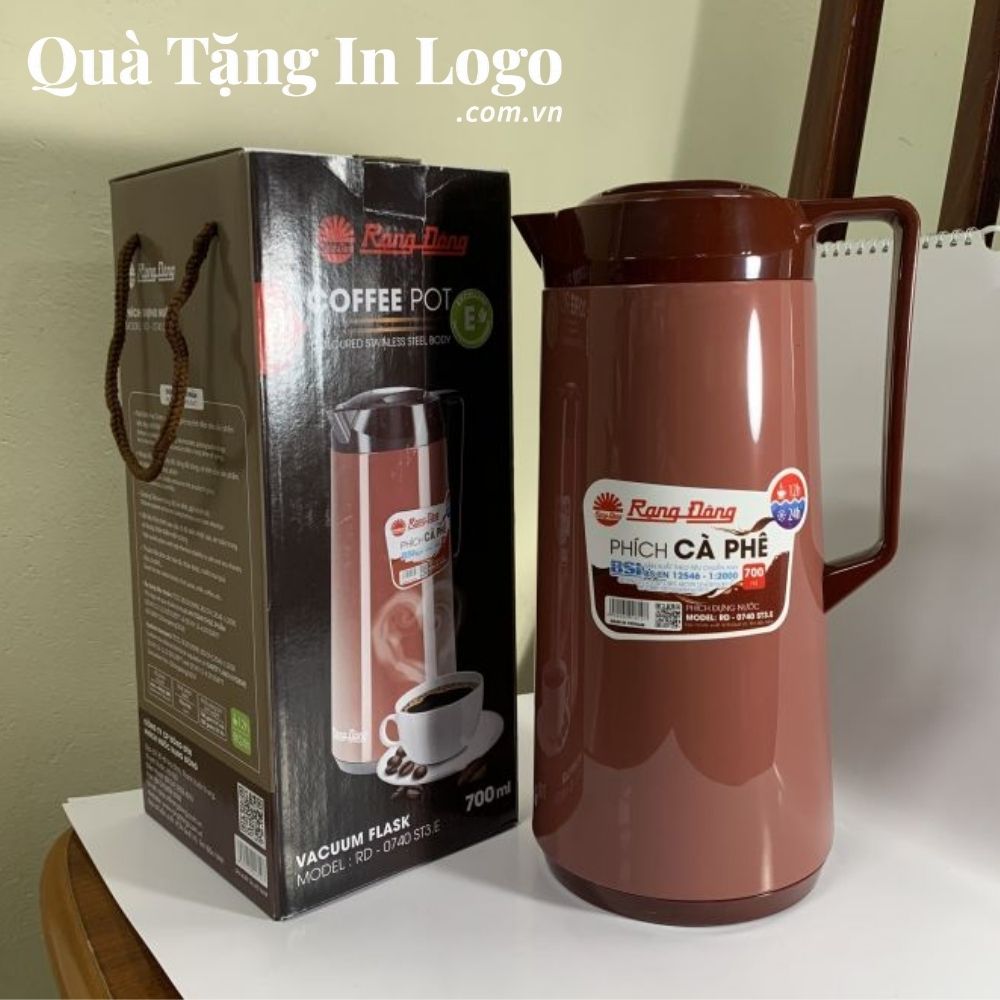 Phích nước giữ nhiệt in logo quà tặng