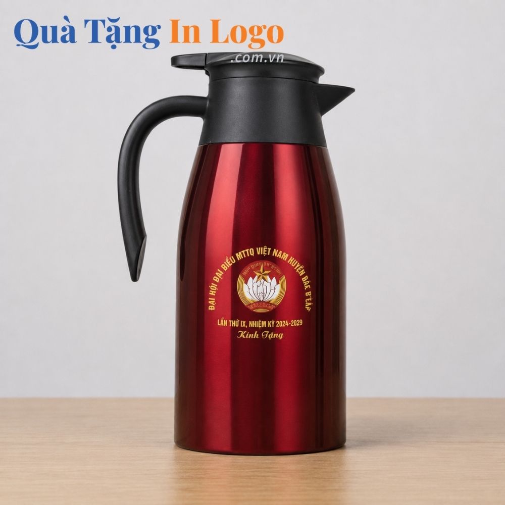 Phích nước giữ nhiệt in logo quà tặng