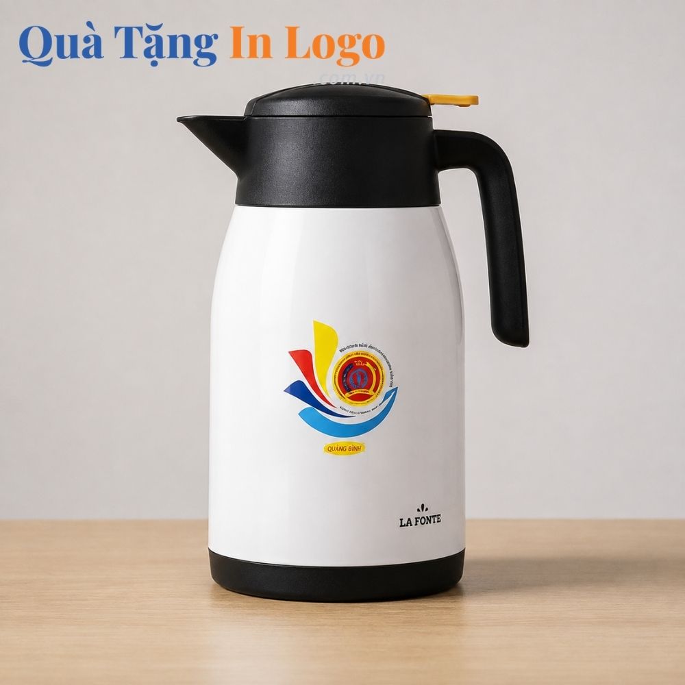 Phích nước giữ nhiệt in logo quà tặng