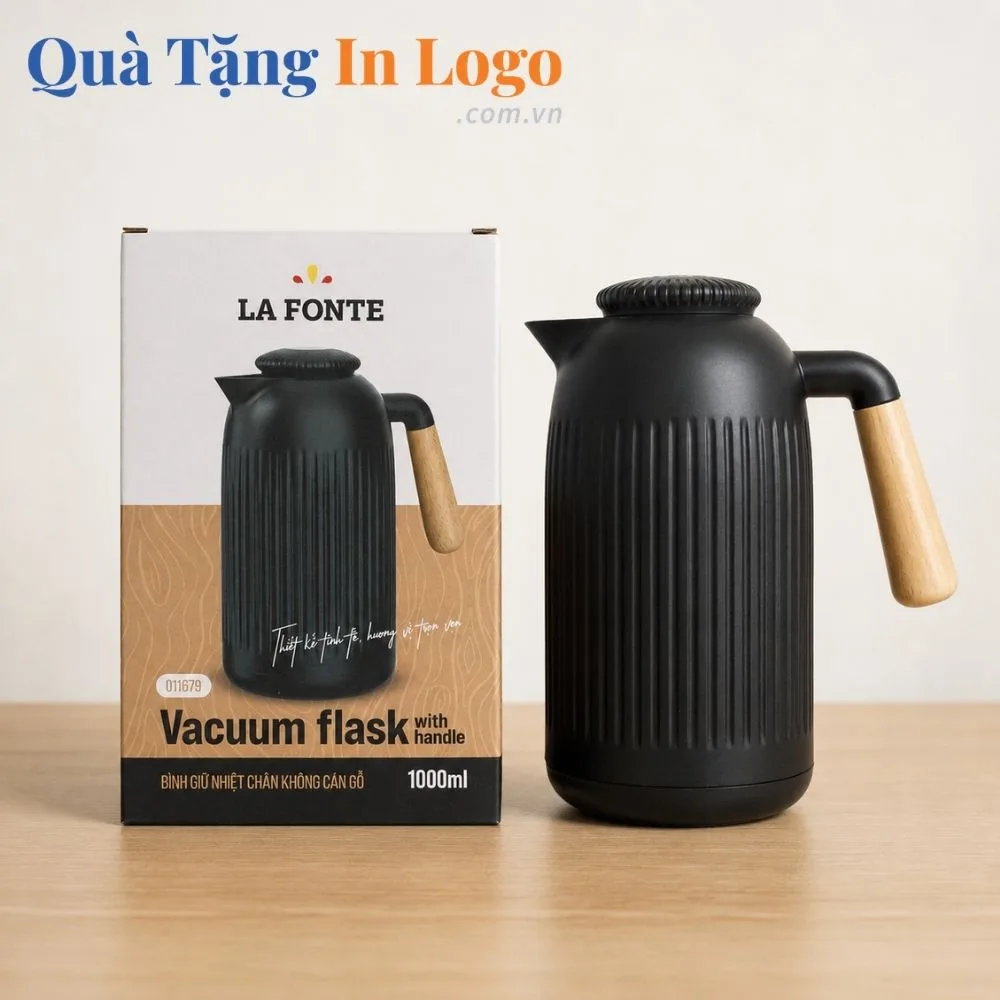 Phích nước giữ nhiệt in logo quà tặng