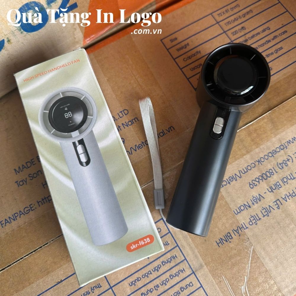 Quạt Điện Cầm Tay In Logo Quà Tặng Doanh Nghiệp - Ảnh 9