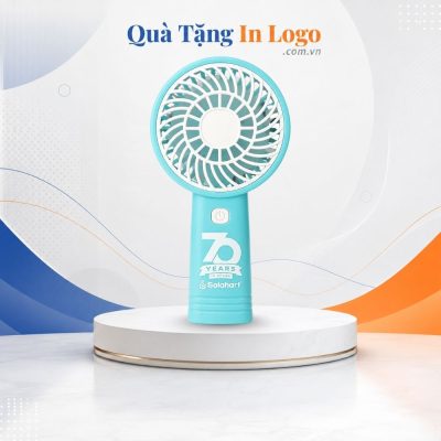 Quạt điện cầm tay in logo