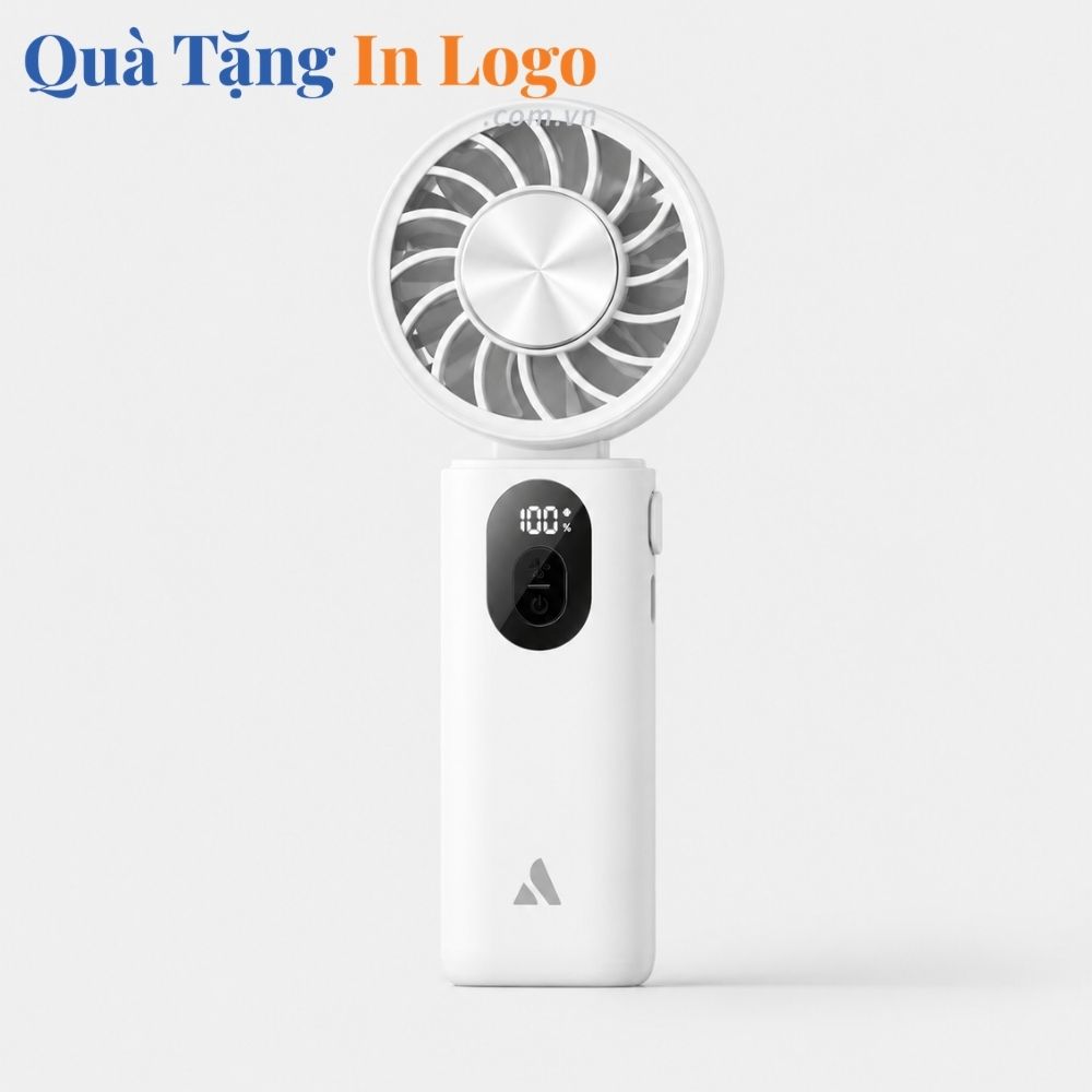 Quạt điện mini in logo
