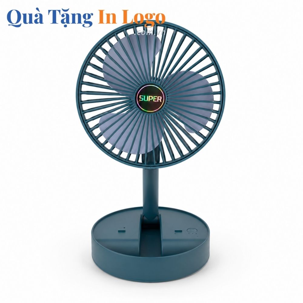 Quạt điện mini in logo