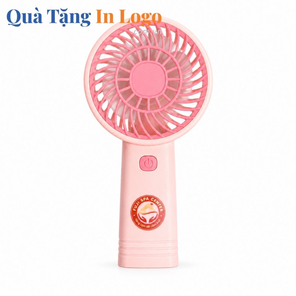 Quạt điện mini in logo