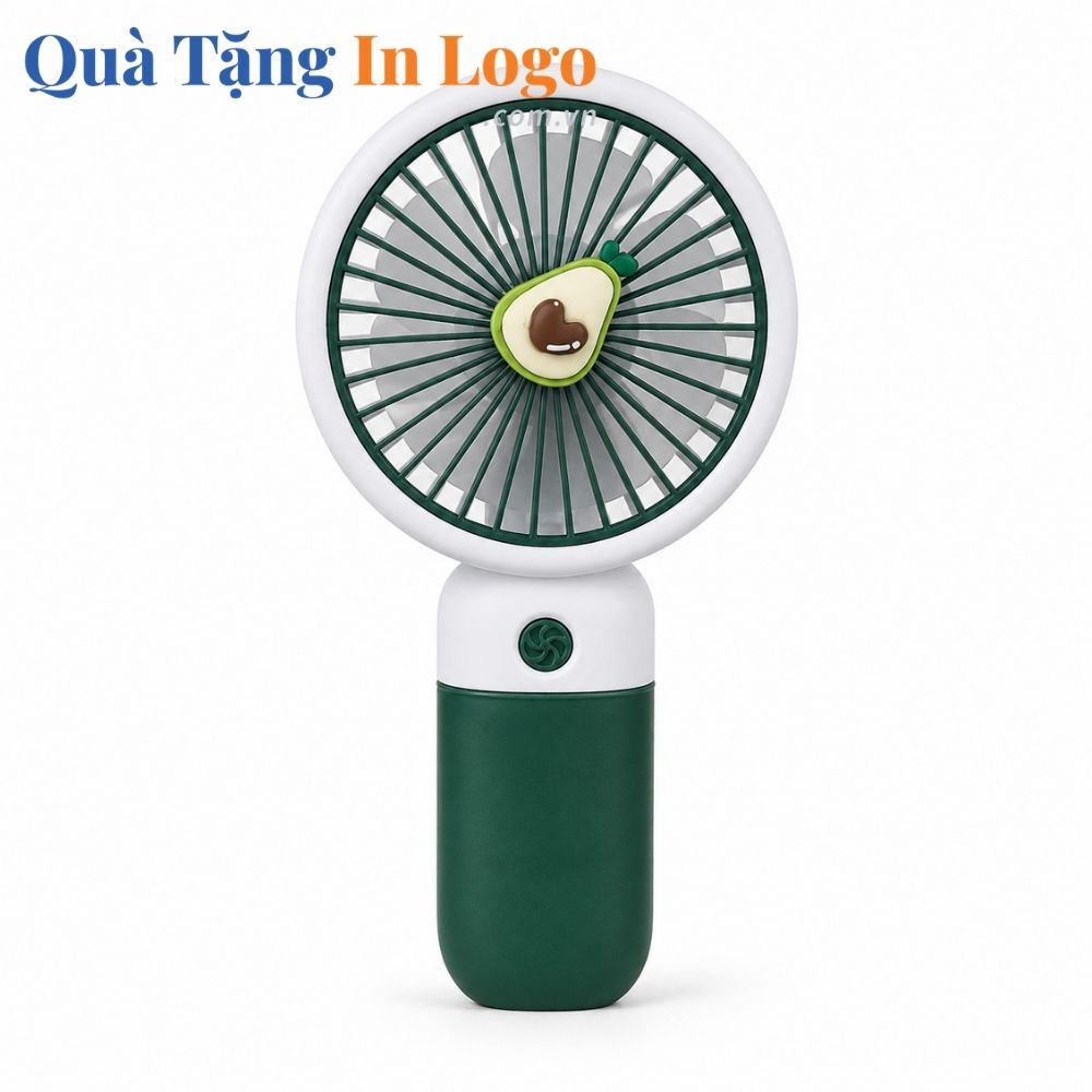 Quạt điện mini in logo