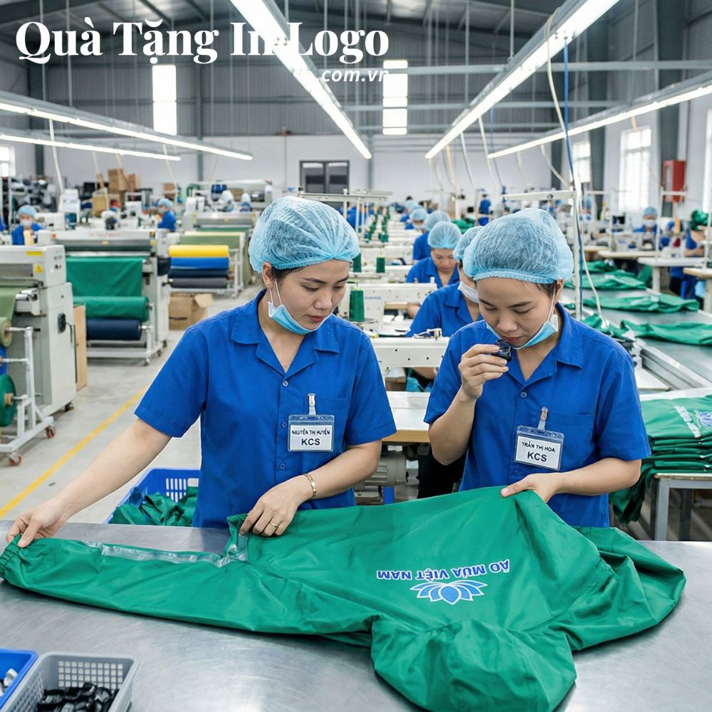 Áo mưa in logo quà tặng