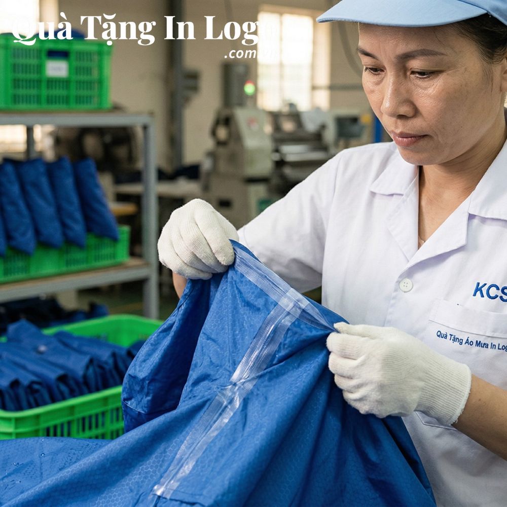 Áo mưa in logo quà tặng