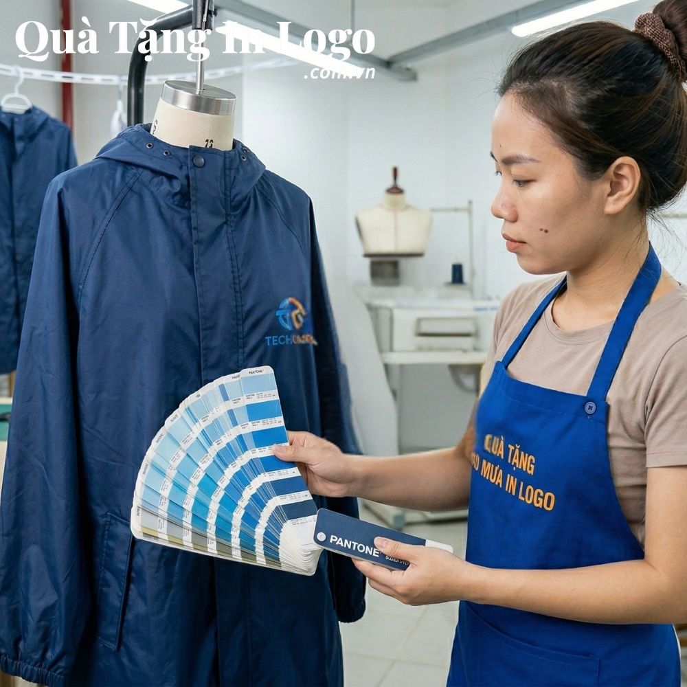 Áo mưa in logo quà tặng