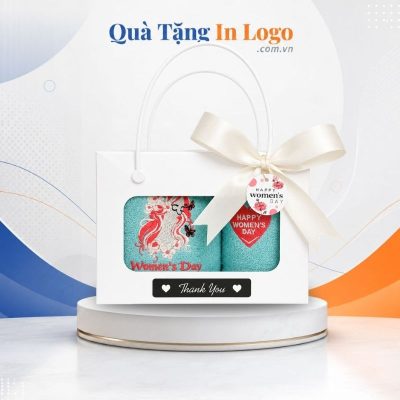 Khăn Bông Thêu Logo Quà Tặng