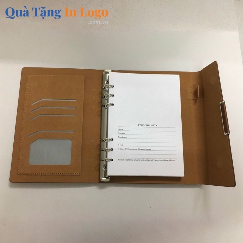 Sổ Da Quà Tặng In Logo - Ảnh 9