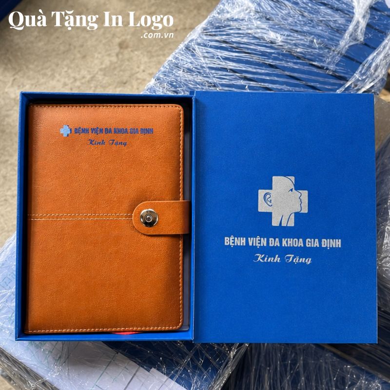 Sổ Da Quà Tặng In Logo - Ảnh 4