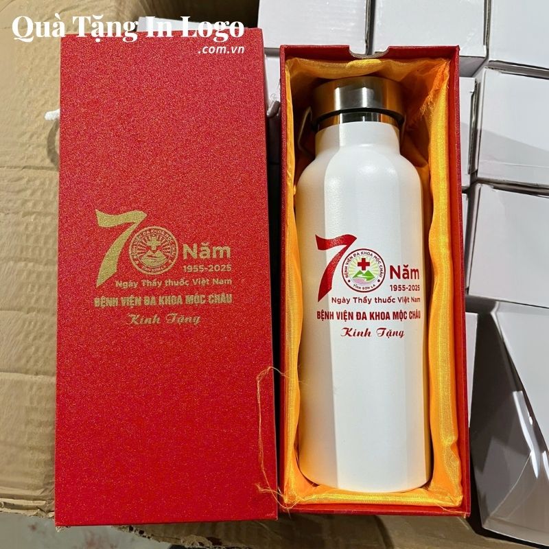 Bình giữ nhiệt in logo quà tặng