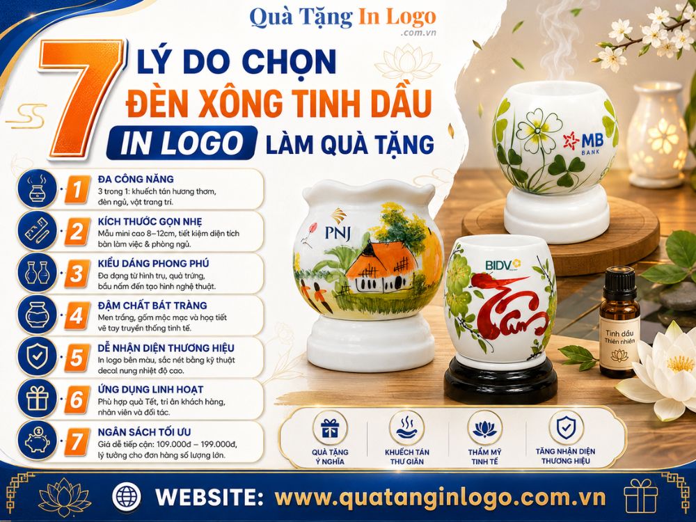 Lý do chọn đèn xông tinh dầu làm quà tặng