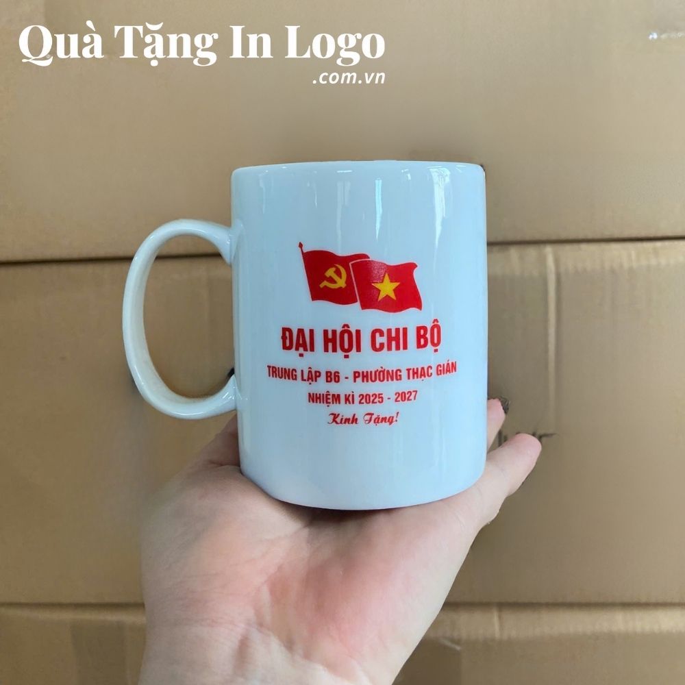 Quà tặng đại hội in logo