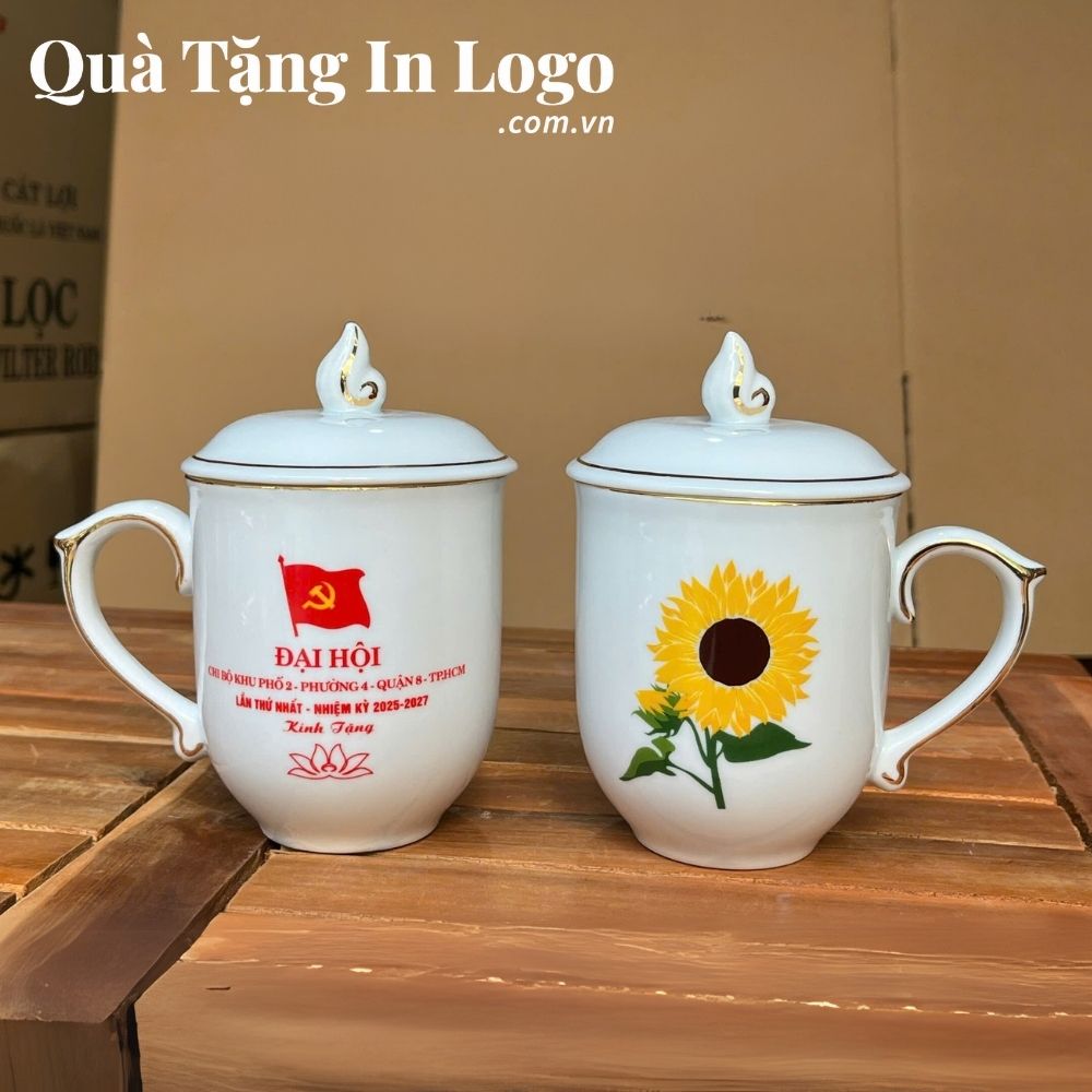 Quà tặng đại hội in logo