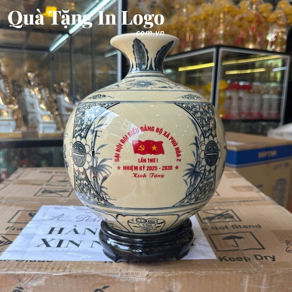 Quà tặng đại hội in logo
