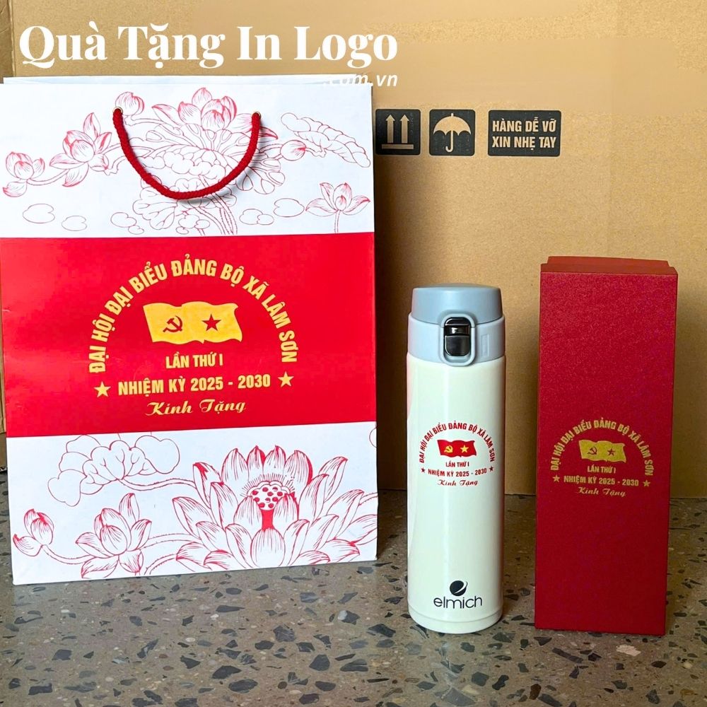 Bình giữ nhiệt in logo