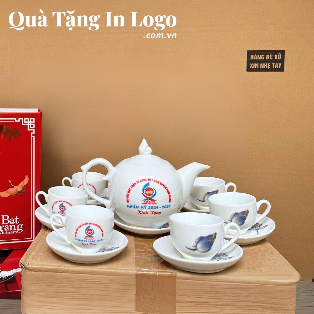 Quà tặng đại hội in logo