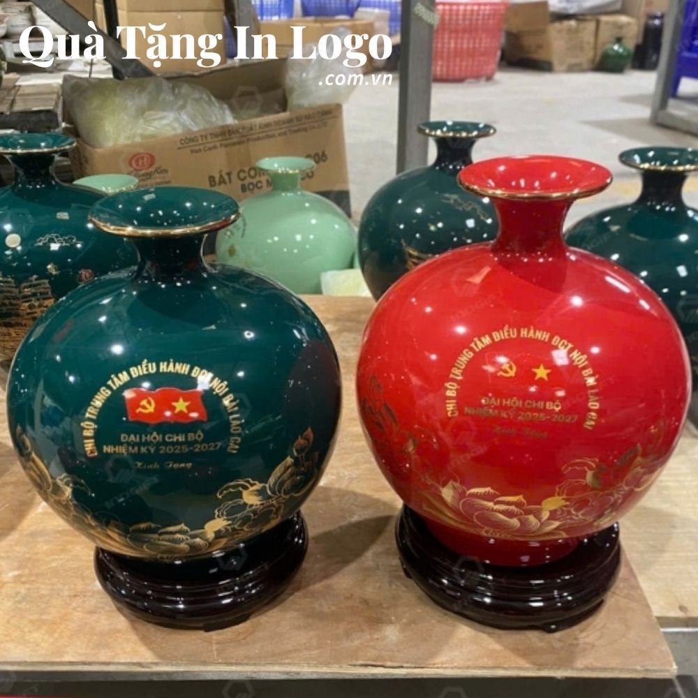 Quà tặng đại hội in logo