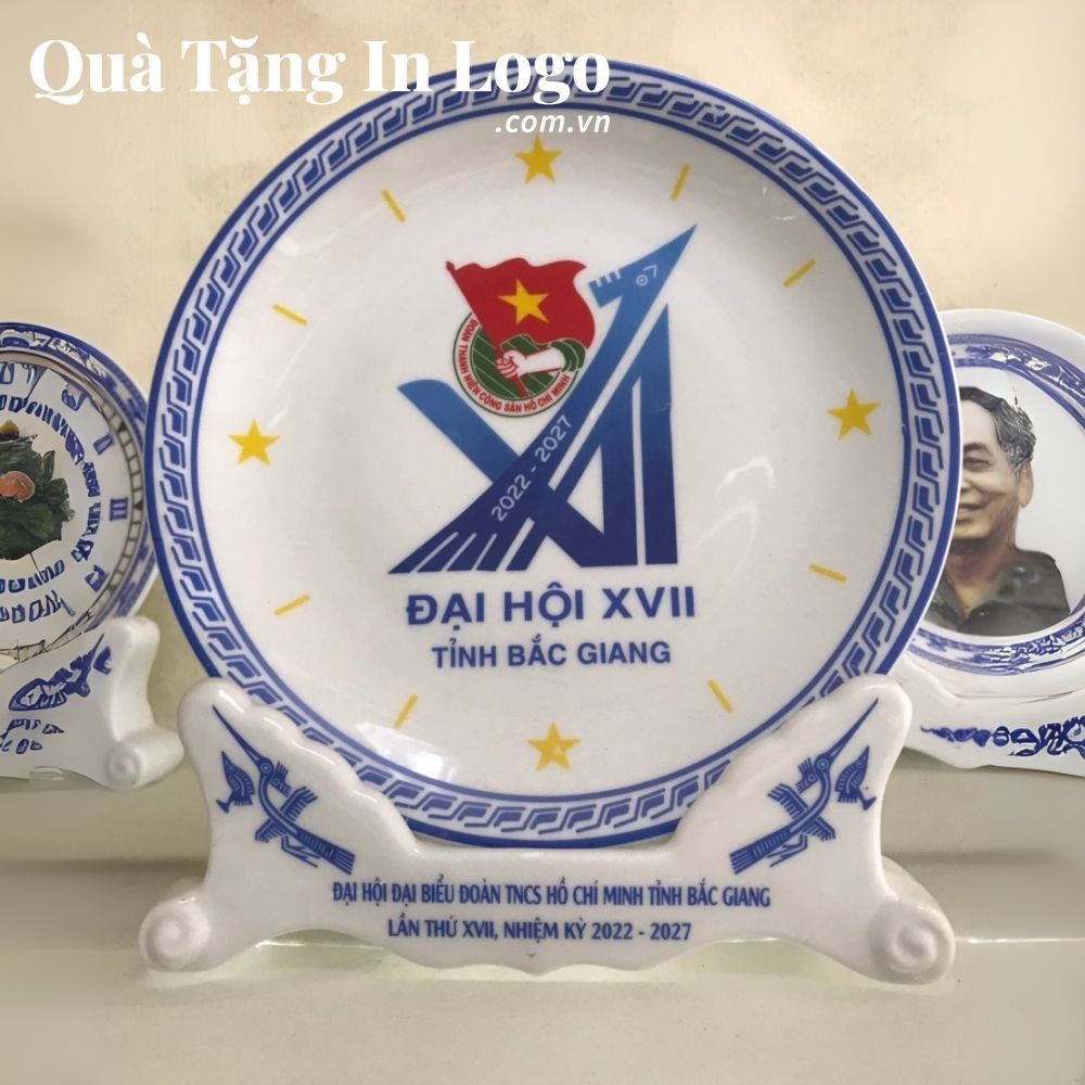 Quà tặng đại hội in logo