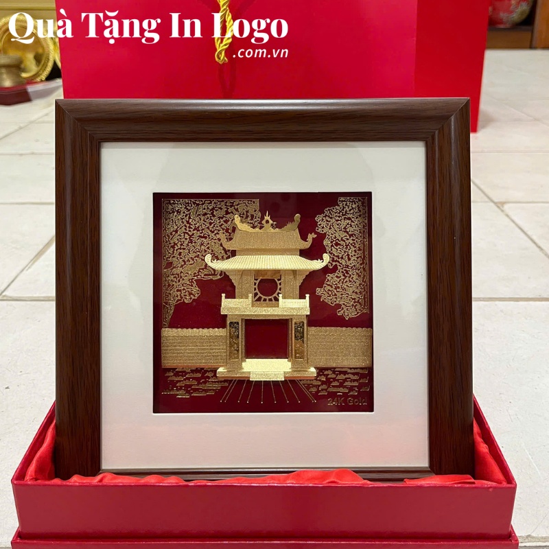 Tranh dát vàng quà tặng