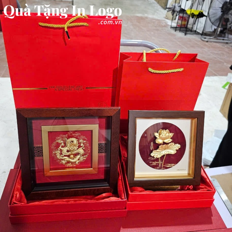 Tranh dát vàng quà tặng